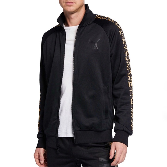 puma leopard print jacket